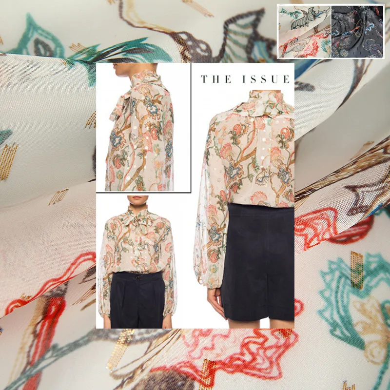 

50x145cm Chiffon Printed Polyester Fabric Cloth Factory Custom Dress Sewing Diy Handmade Shirt Scarf Fabric Alibaba Express