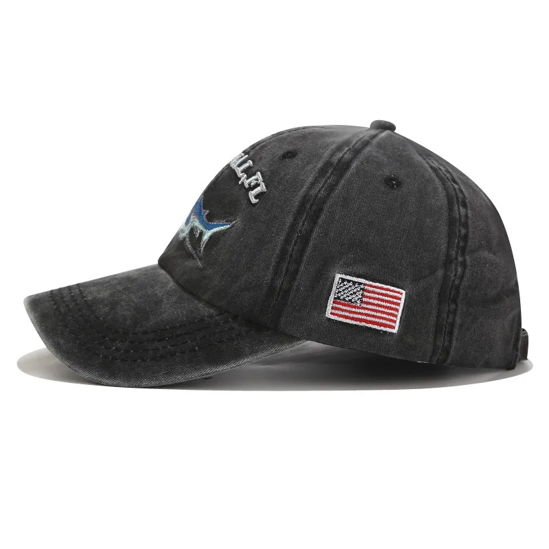 RoxCober Wholesale Washed Cotton Baseball Caps Men Retro Cap Embroidery Casquette Dad Hat For Women Gorras Planas Snapback Hats