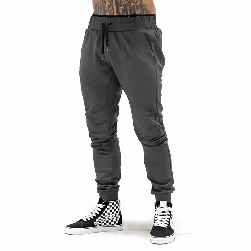Autumn Men Gym Pants Fitness Joggers Cotton Streetwear Long Slim Fit Workout Sweatpants Outdoor Tracksuit Trousers | Мужская одежда