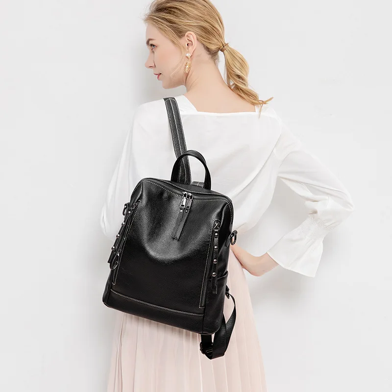 

New type of backpack women's leisure outdoor travel bag fashionable versatile student backpack