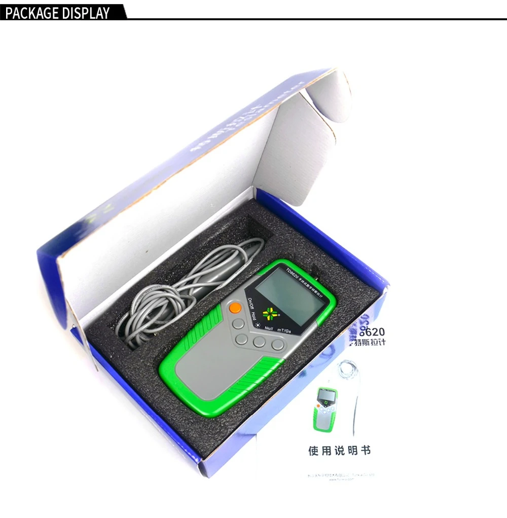 TD8620 Ручной цифровой Измеритель Гаусса с постоянным магнитом измеритель