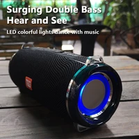 portable bluetooth speaker 20w wireless bass column waterproof outdoor usb speaker support aux tf u disk subwoofer speaker tg192