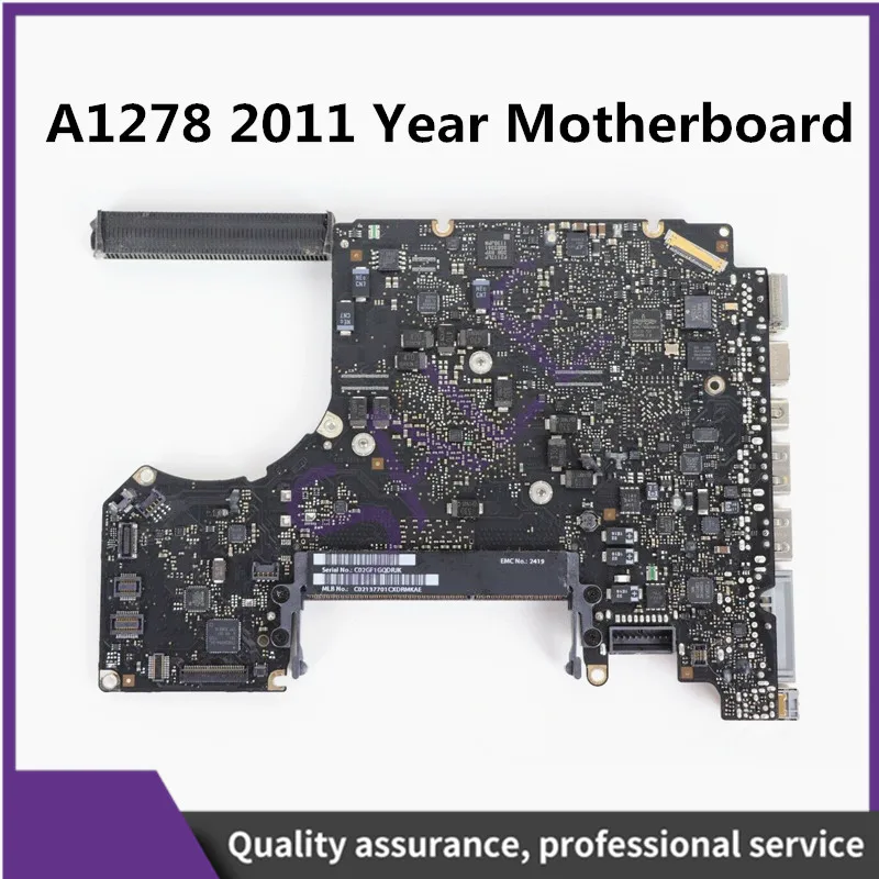 Материнская плата A1278 для ноутбука Macbook Pro основная 13 &quot2011 EMC2419 MD724 i7 2 7 ГГц 820-2936-A