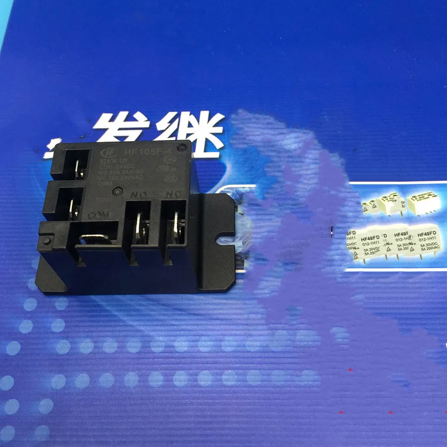 HF105F-4-024DK-1ZF 24VDC 5pin 10A 240VA реле