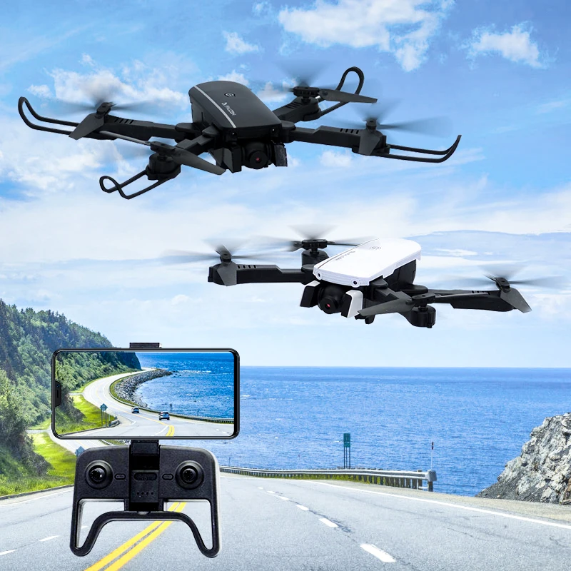1808 wifi FPV с 4K широкоугольной камерой оптический поток режим удержания высоты складной Радиоуправляемый Дрон Квадрокоптер RTF