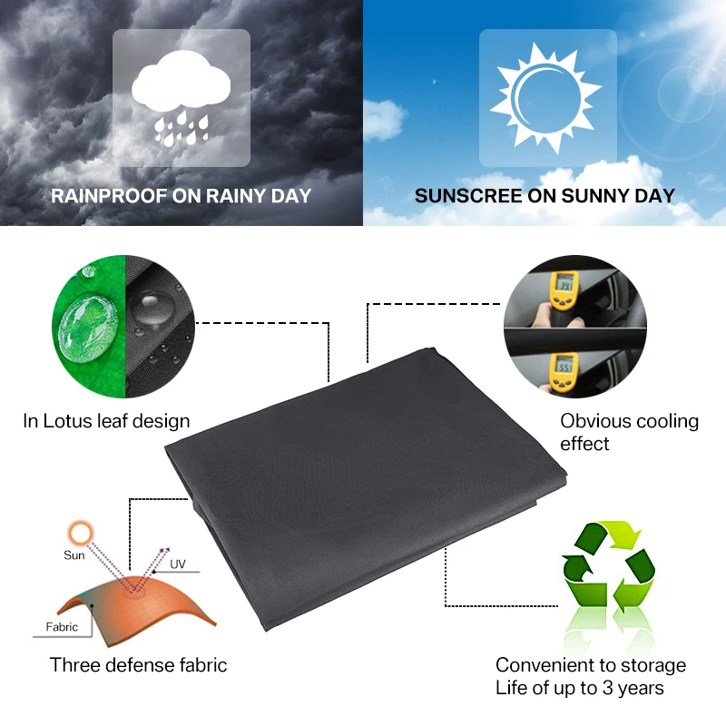 Анти УФ Солнцезащитный козырек парус сад патио вечерние солнцезащитный тент 98%