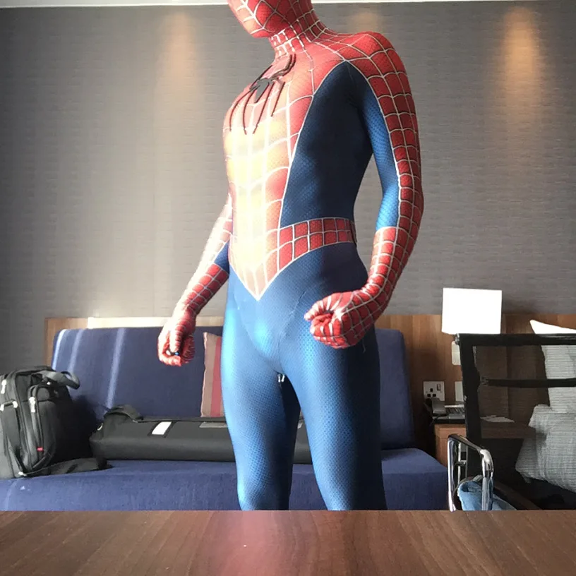 Костюм Raimi для косплея супергероя зентай боди с 3D принтом комбинезон из спандекса