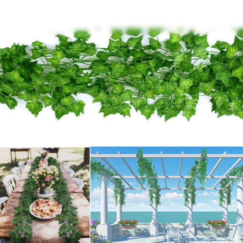 24 * Искусственный Плющ трейлинг искусственная Виноградная лоза листва цветок