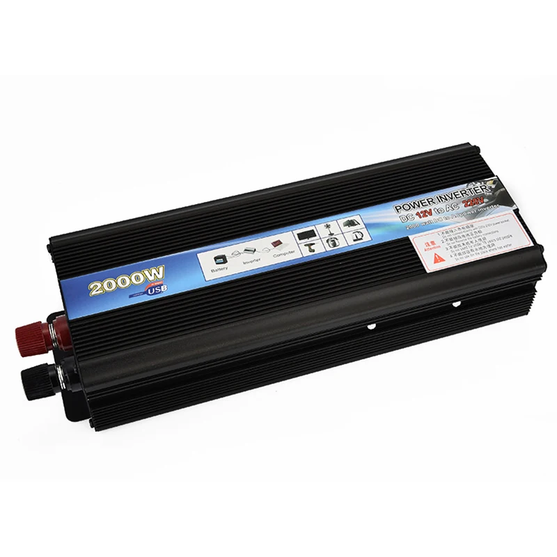 Автомобильный инвертор преобразователь напряжения с 12 В постоянного тока на 220