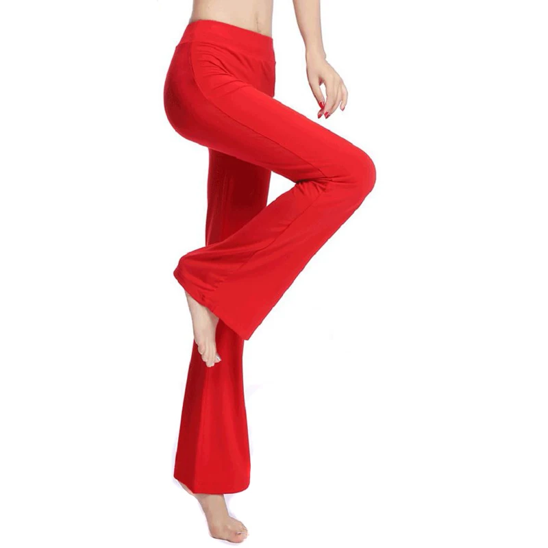 Брюки женские для фитнеса с широкими штанинами свободные спортивные штаны