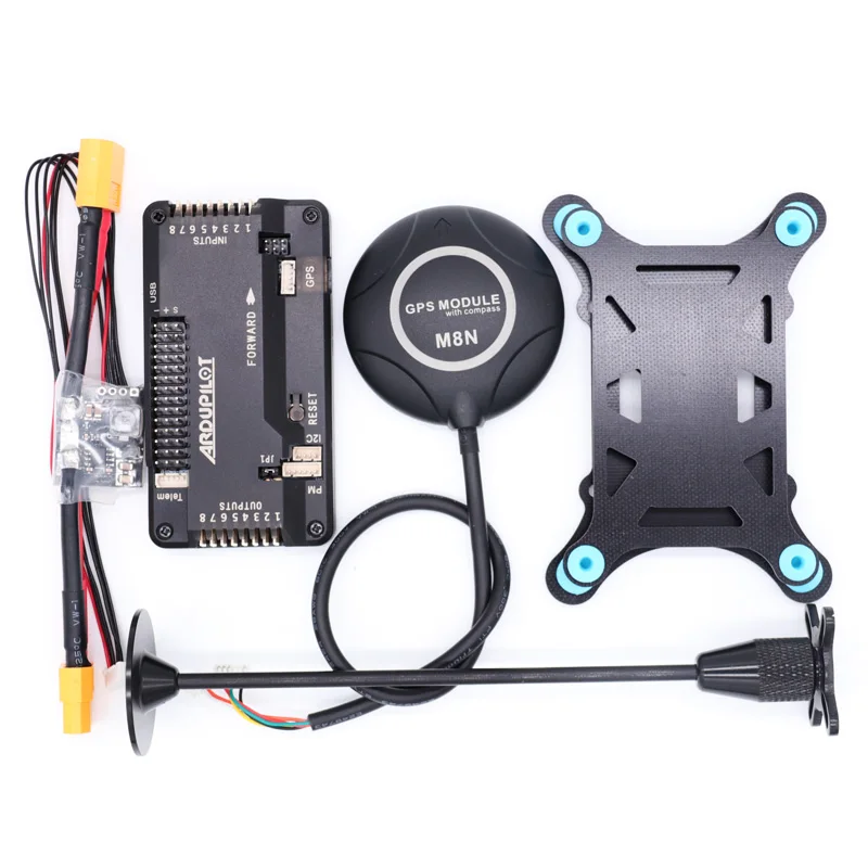 APM2.8 APM 2 8 Контроллер полета + M8N GPS встроенный компас модуль питания gps подставка