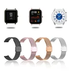 Металлический ремешок 20 мм для Amazfit GTS 2 Bip S U Lite, ремешок GTR 42 мм, браслет Garmin Vivoactive 3 LS02, аксессуары для часов