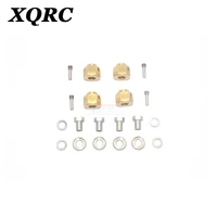 xqrc for trx4 aluminum alloy hexagon adapter 9mm thick with 4 stainless steel screws 1 set hexagon adapter set