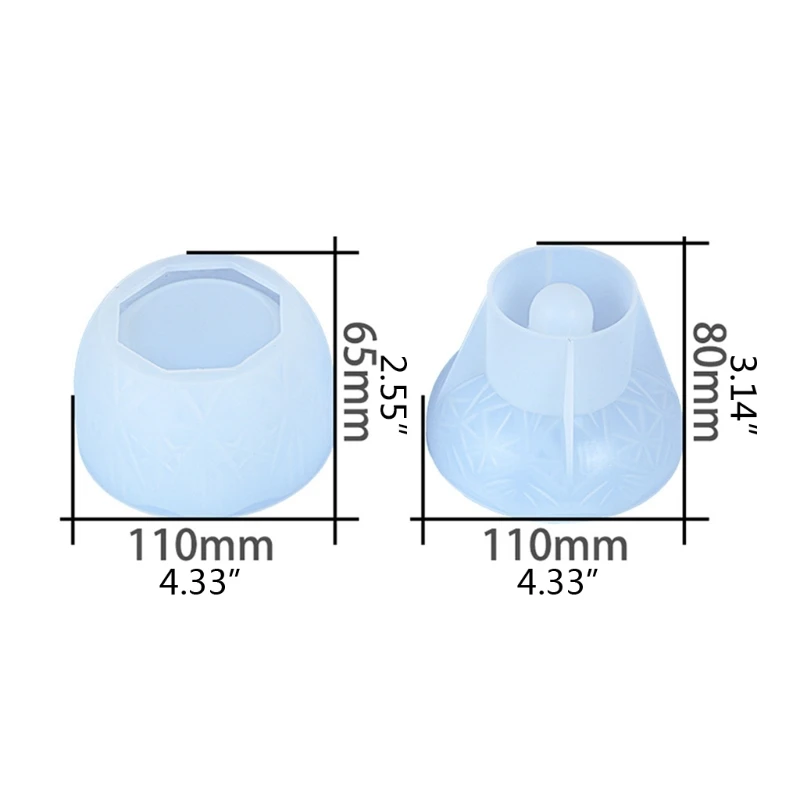 

124A DIY Craft Snack Storage Tank Epoxy Resin Mold Jewelry Box Casting Silicone Mould