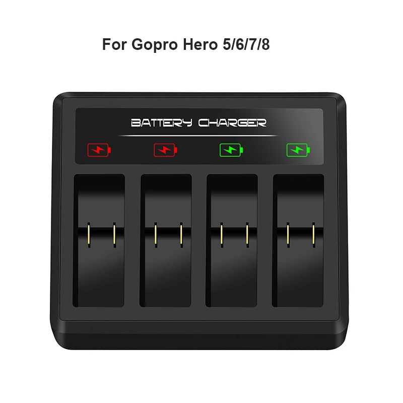 Зарядное устройство с ЖК-дисплеем и двумя USB-портами для камеры Gopro | Электроника