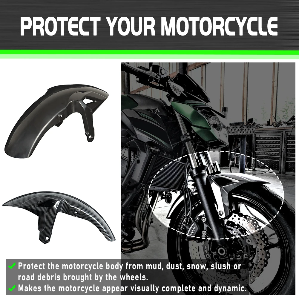 Переднее крыло мотоцикла брызговик защита от брызг Защитная крышка для Kawasaki Z650