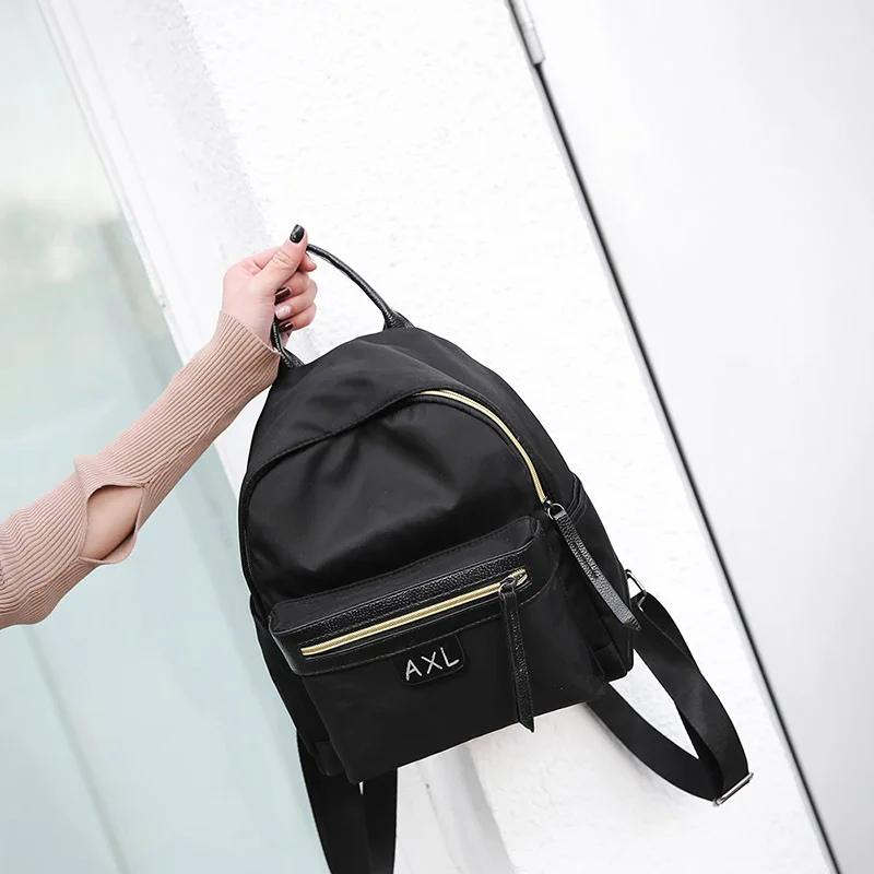 

2021 Бесплатная доставка, модные трендовые стильные сумки через плечо с двойной молнией, Женский вместительный Повседневный Легкий рюкзак дл...