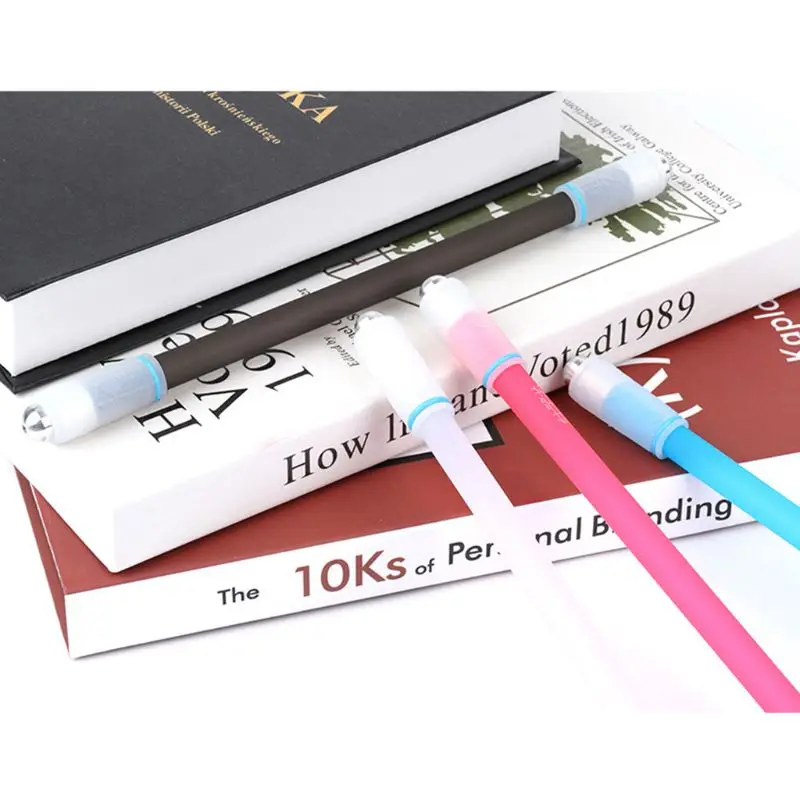 

Flash Glow Spinning Rotating Pen with LED Light Play Game for Kids Children Toy X6HB