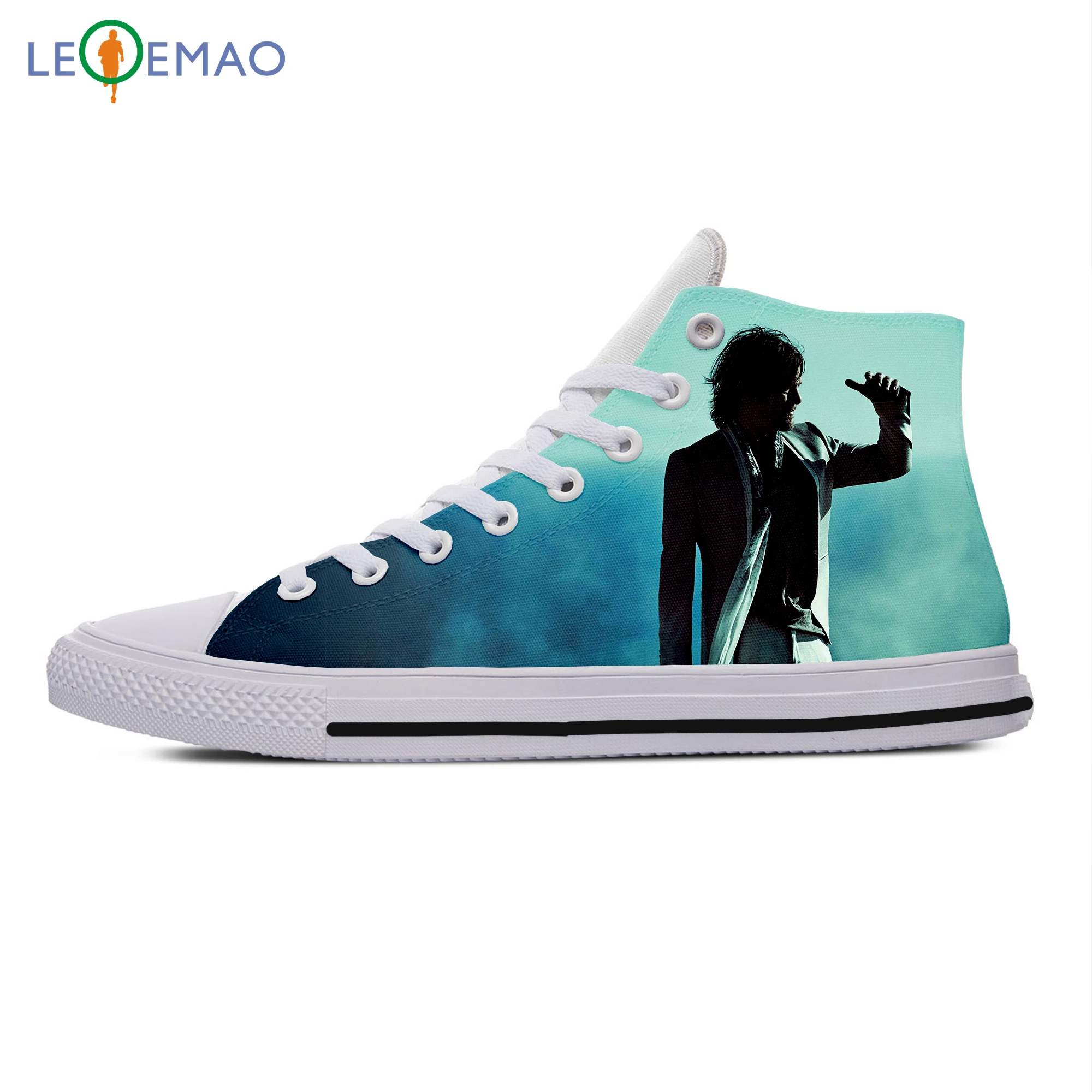 

Custom Spring Autumn Canvas Shoes Norman Reedus High Quality Handiness Flats Men's Casual Shoes Comfortable Big White Zapatillas