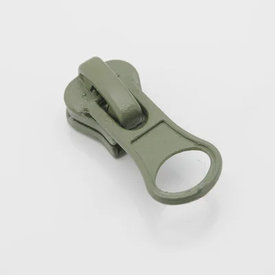 Army Green Meetee 20 шт 5# Смола молния голова Толстая карамельный цвет молния тянуть слайдер DIY ремонт подушки одеяло сумки для кровати швейная одежда ZT005 - Цвет: Army Green