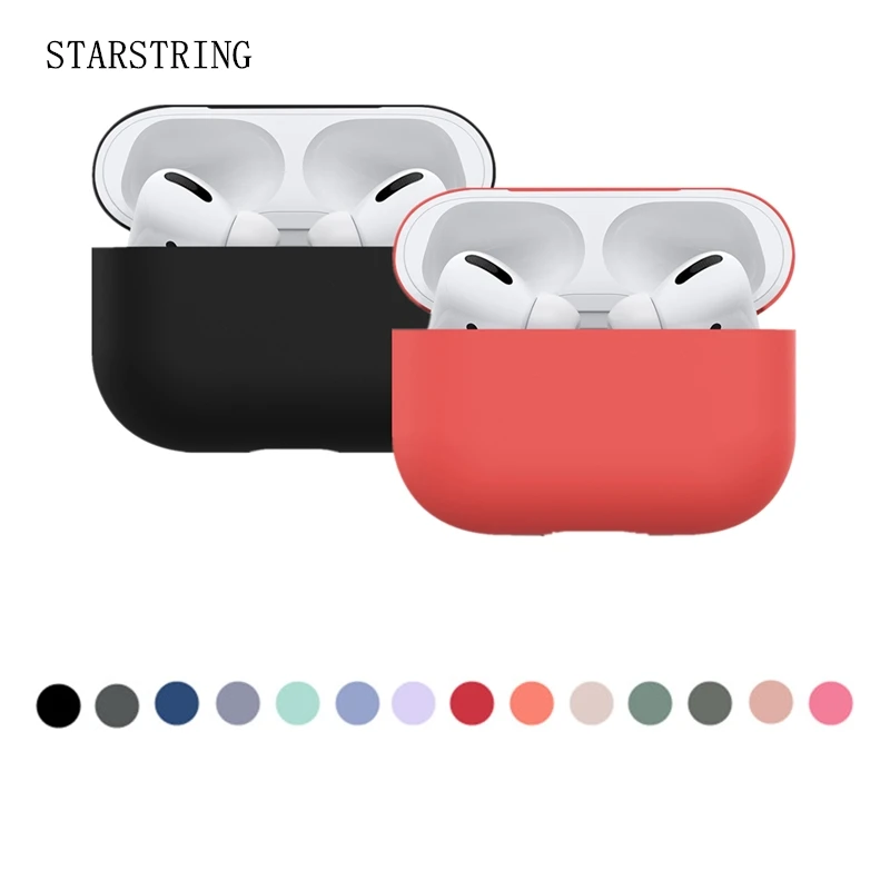 

Covers For Airpods2/1Case Soft Liquid Split Silicone Case Bluetooth Headset Air Pods Pro Earphone Accessories AirPod Funds Cover