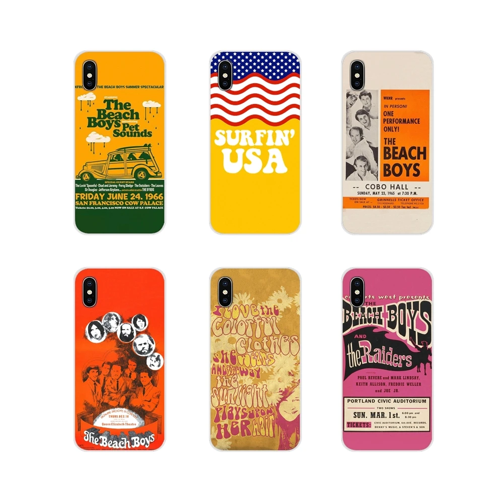 Пляжный костюм для мальчиков 1963 плакат прозрачный мягкий чехол Samsung Galaxy J1 J2 J3 J4 J5 J6