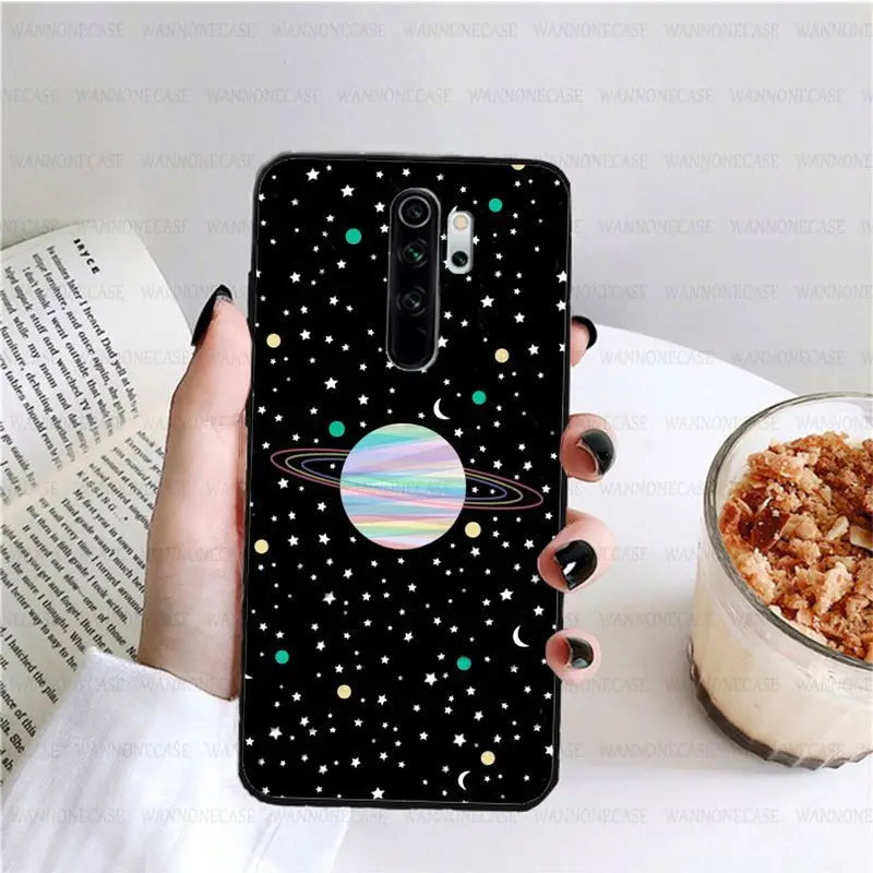 Soft Phone Accessories Cell Case For Redmi7 Note8pro note7 4A 4X 5A S2 6A Note8 Mobile Cases New Planet Space Pink Moon Spaceman | Мобильные
