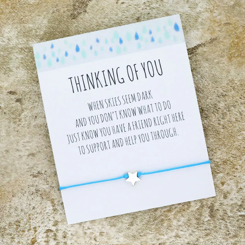 Браслет дружбы с надписью Think of You|Плетеные браслеты| |