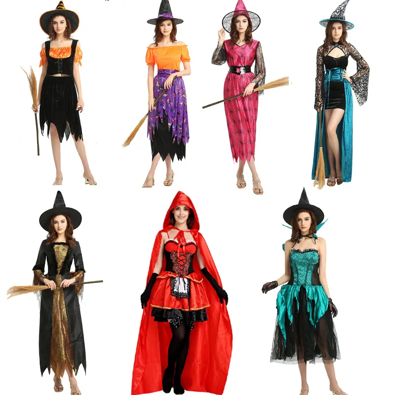 Женское длинное платье женский костюм страшной вечеринки для косплея черная