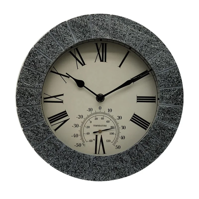 

3D Nordic Wall Clock Luxury Kitchen Clocks Wall Home Decor Watches Living Room Decoration with Thermometer Industrial Zegary