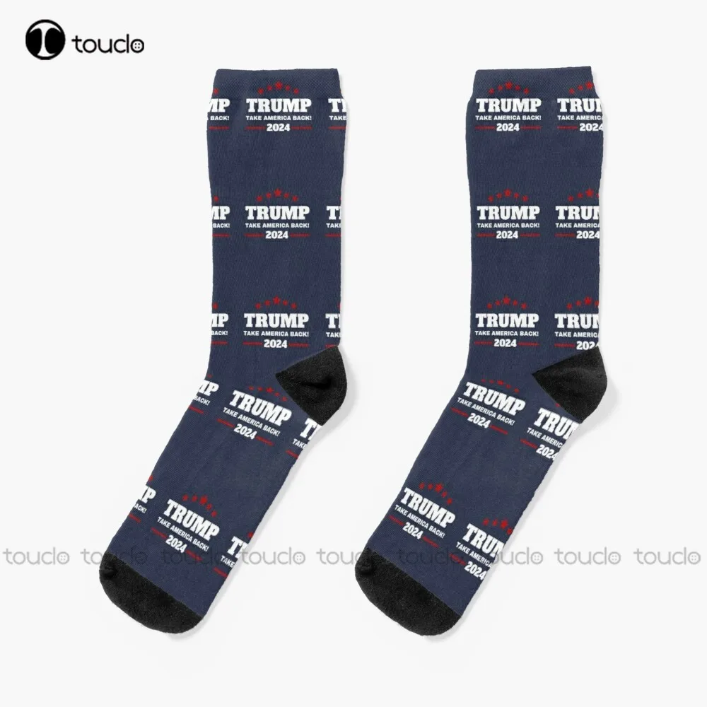 Donald Trump 2024 Take America Back Election - The Return Socks Unisex Adult Teen Youth Socks Personalized Custom Christmas Gift