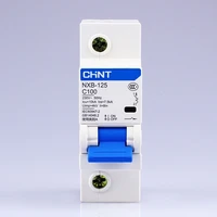 chint nxb 125 1p air switch ac 230400v 63 80 100 125a short circuit protector dz158 type c overload protection