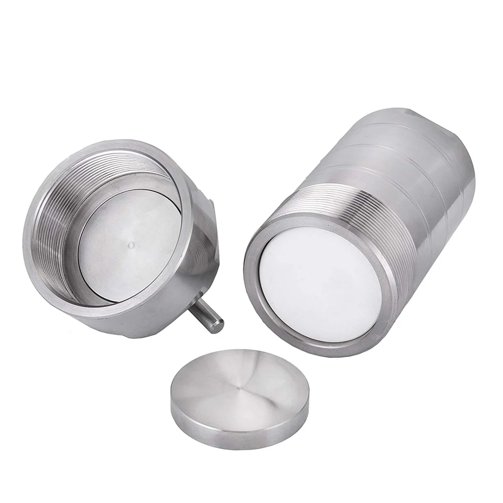 Stainless Steel Hydrothermal Autoclave Reactor with PTFE Liner Teflon Vessel Acid and Alkali Resistance10ml/20ml/25ml/50ml/100ml |