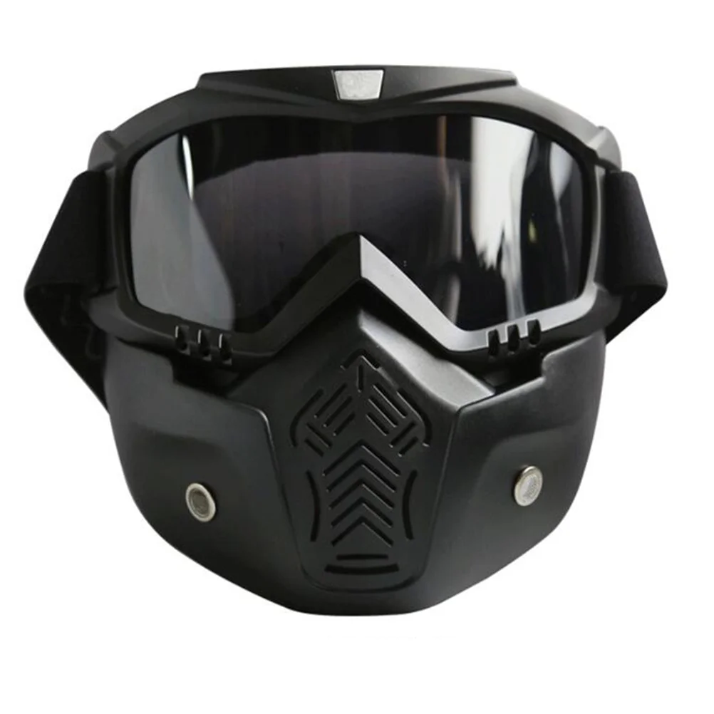 

Winter Snow Goggles Ski Snowboard Snowmobile Face Mask Sun Glasses Eyewear Matte Black Frame And Silver Plating Eyeglass