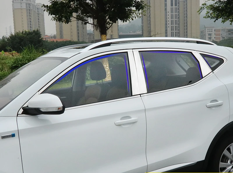 18 шт. для MG ZS 2016 2019 отделка окон яркая нержавеющая сталь в колонке Декоративная