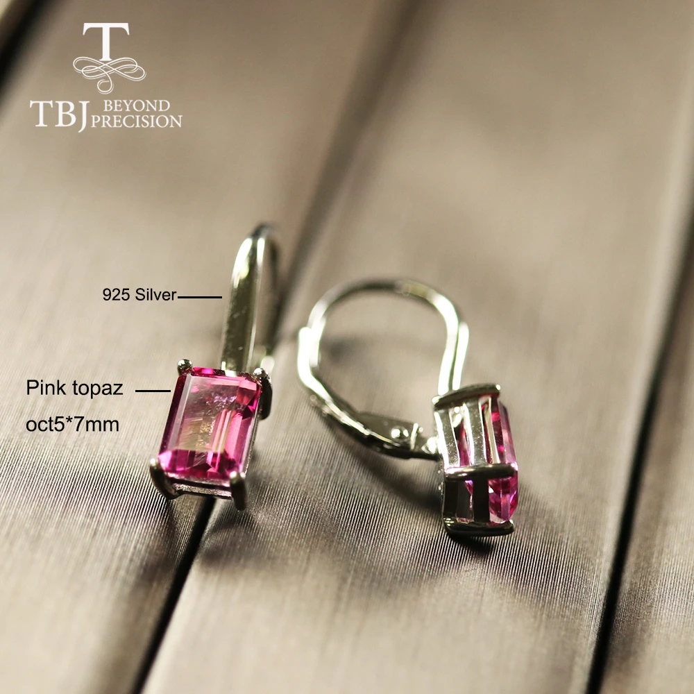 Маленькая простая искусственная серебра с натуральным розовым топазом и голубым