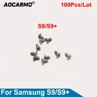 Aocarmo 100 шт.лот 3,2x1,4 мм Внутренняя Рамка материнской платы винтовая гайка Замена для Samsung Galaxy S9 S9 + S9Plus