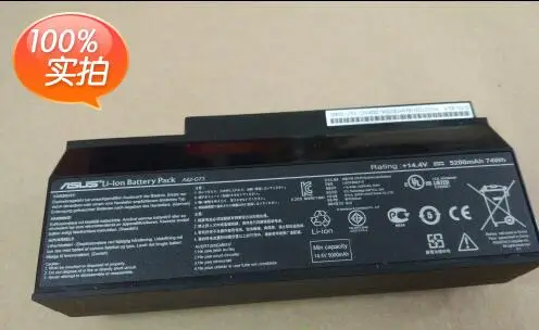 Новый оригинальный аккумулятор для ASUS G53, G53JW, G53S, G53SX, G73J, G73JH, G73SW, G73S, Φ, 14,4 В, 74WH