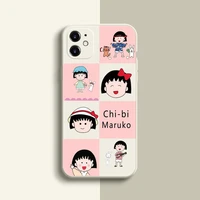 new official original silicone cute girl pattern phone case for iphone 11 12 pro max mini xr x xs 7 8 plus full cover