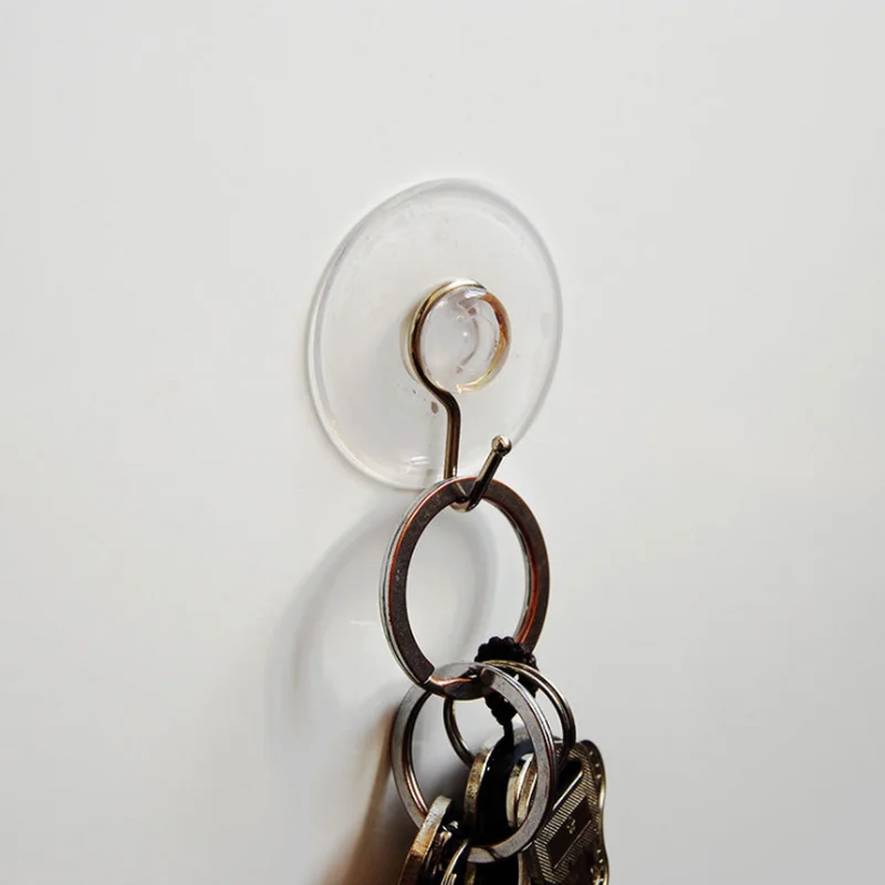 10 шт. прозрачная пластиковая присоска для окон крючок на присоске вакуумная