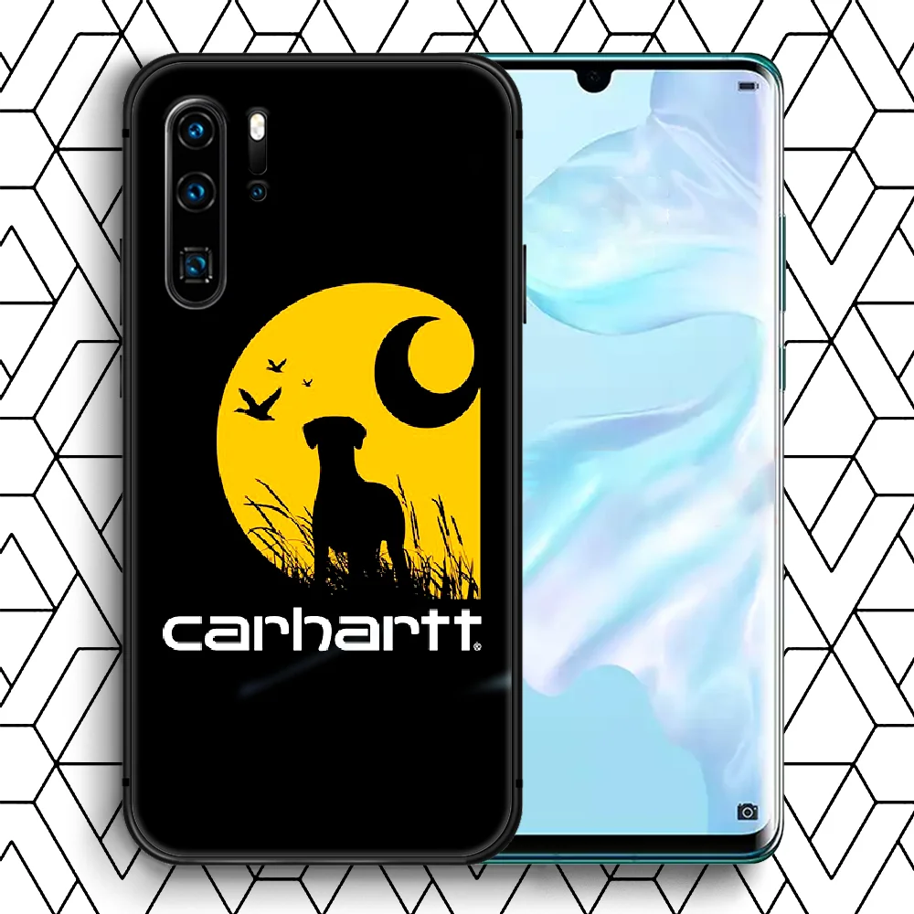 

American Brand Carhartts Phone Case For Huawei P Mate Smart 10 20 30 40 Lite Z 2019 Pro black Coque Trend Funda Luxury Back Tpu