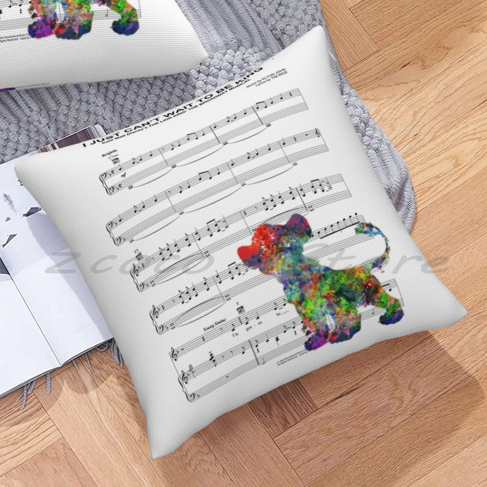 Наволочка Король Лев Я не могу дождаться чтобы быть Кинг персонализированная