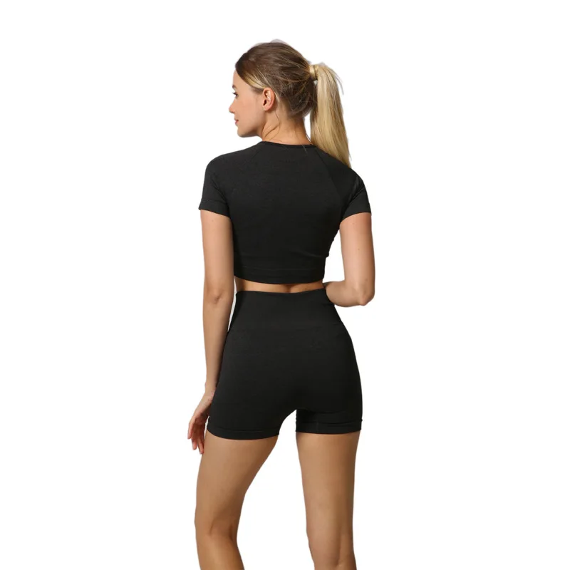 Комплект для йоги женские спортивные костюмы одежда бега фитнеса тренажерного