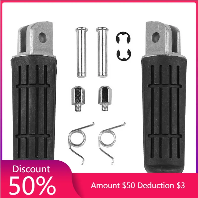 

motorcycle Front Footrest Foot Pegs Pedals For YAMAHA FJR 1300 FZ1 FZ400 FZ6R XJR400 YZF 1000 R1 YZFR1 xjr1200 xjr1300 TDM 900