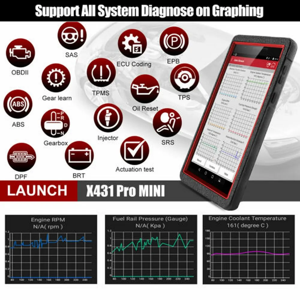 Инструмент Диагностический X431 Pro Mini с поддержкой Wi-Fi/Bluetooth |