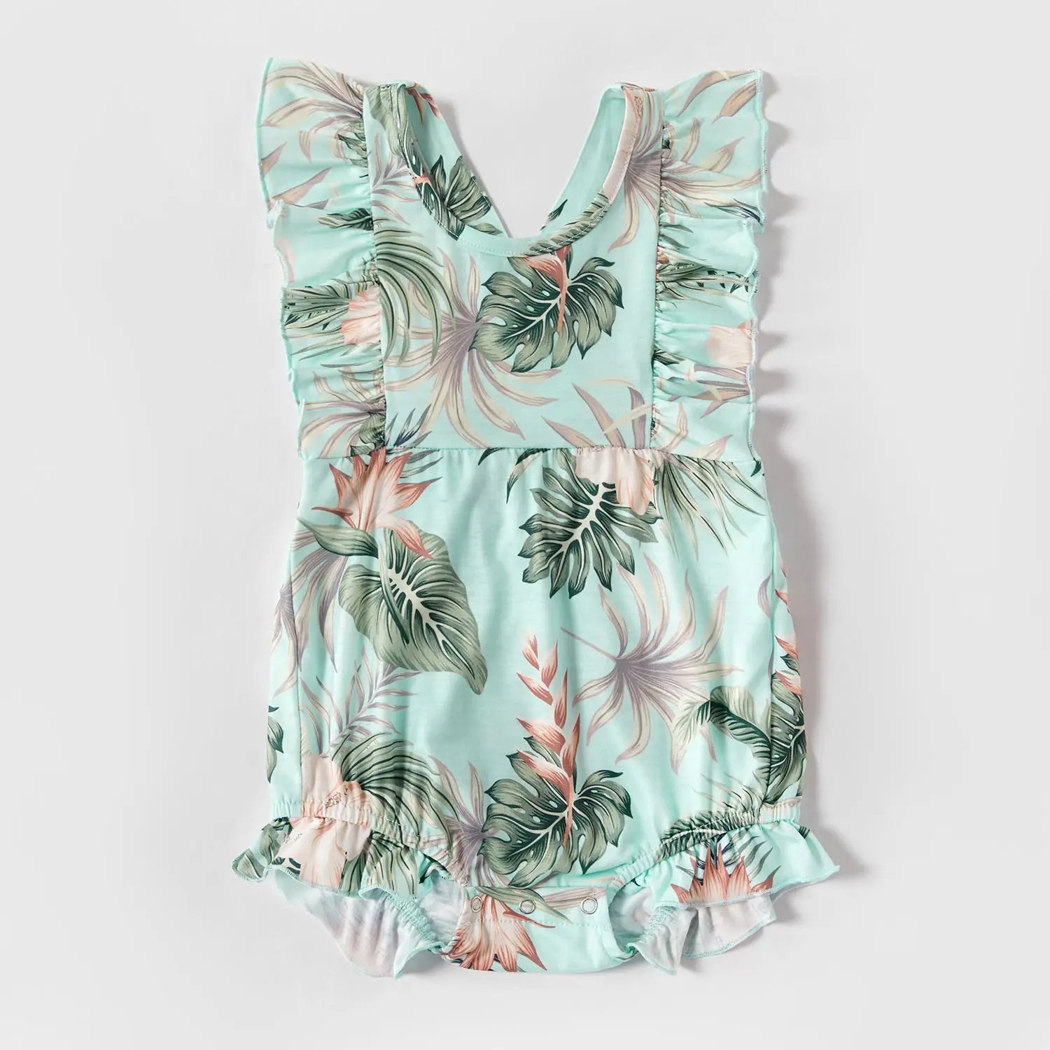 PatPat/Новинка 2021 года Летние одинаковые платья на бретелях с цветочным рисунком