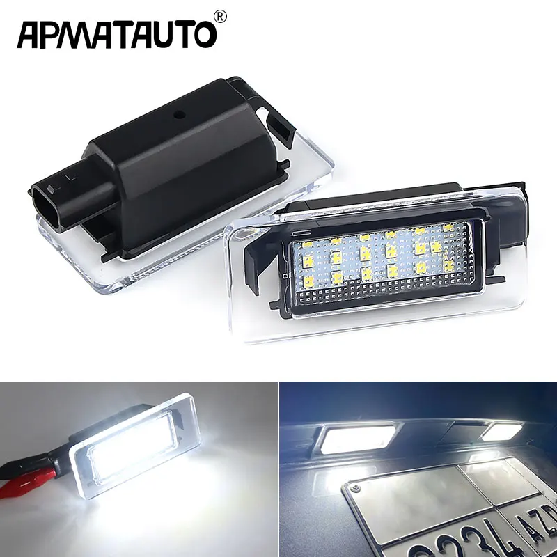 

2 шт. светодиодная лампа освещения номерного знака Canbus для Nissan Serena C27 Altima Suzuki Landy Dacia Duster 2018 2019 2020 2021
