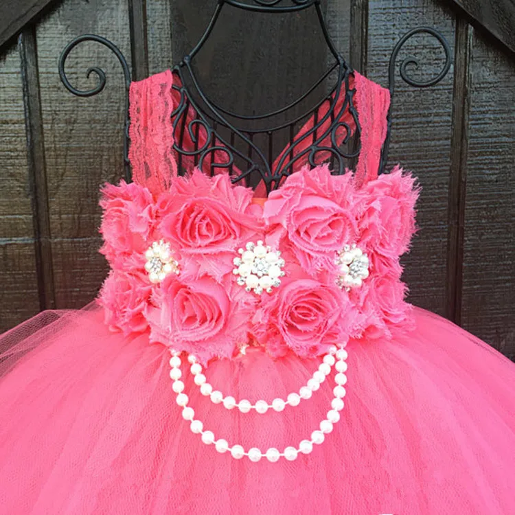 Платье-пачка Королевского синего цвета с цветочным рисунком для девочек Детское