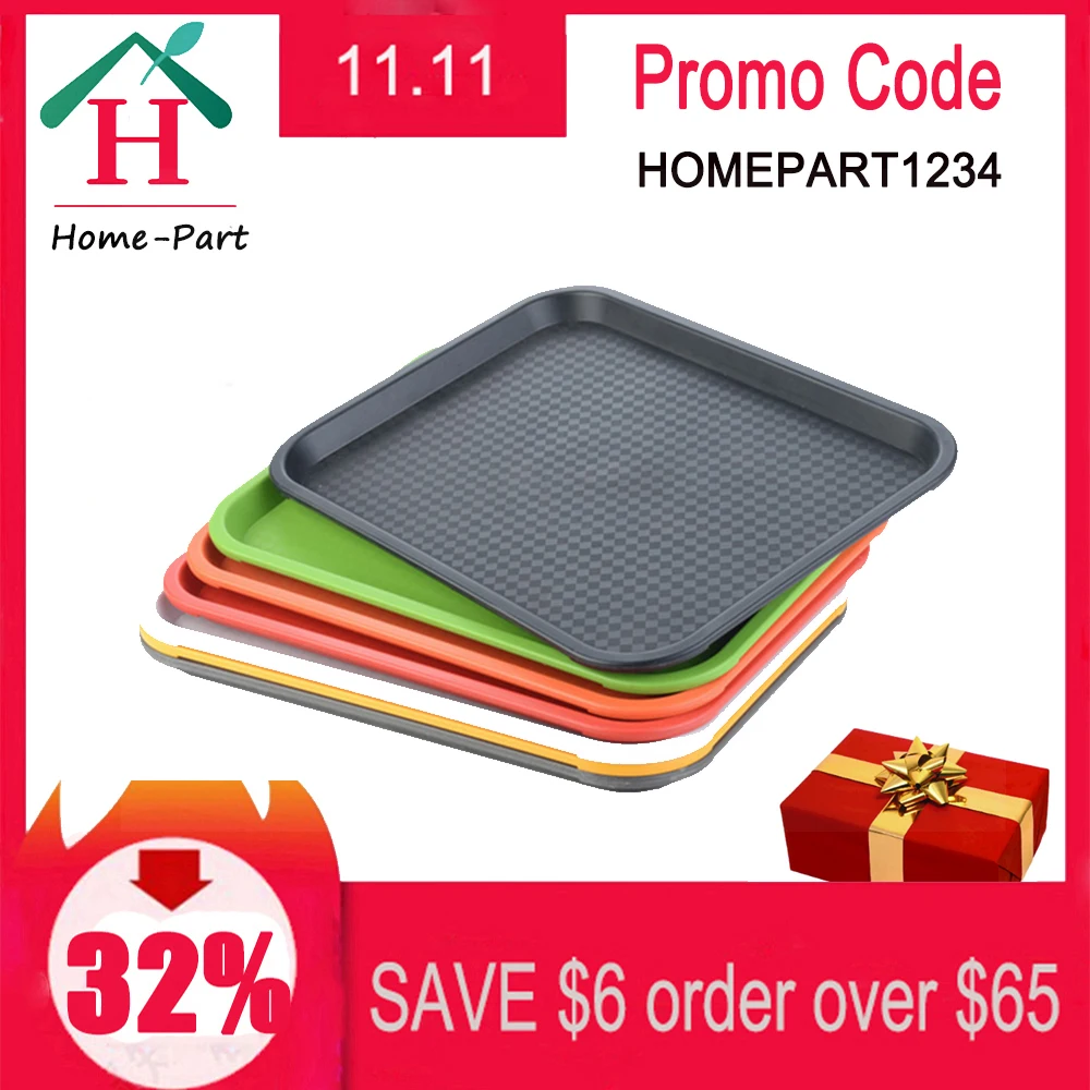 Многофункциональный прямоугольный пластиковый поднос для хранения хлеба