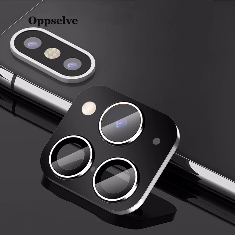 Металлическая защитная пленка для задней камеры iPhone X S Max 11 Pro Модифицированная